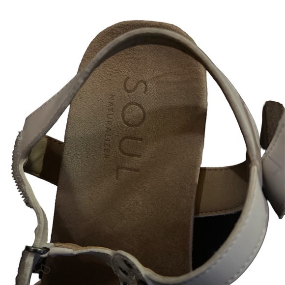 Soul sandals in white size 6.5 - Picture 2 of 3